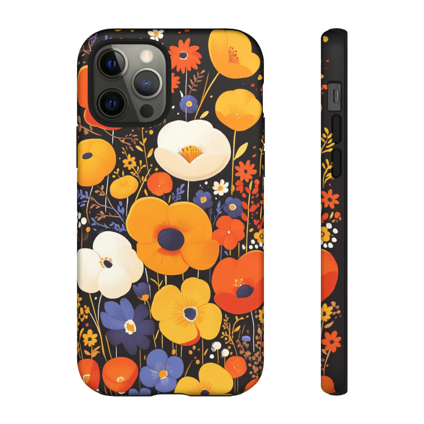 Retro Chaos, Wildflower iPhone Case / Samsung Case, Gift for Floral Lovers, Gift for Her