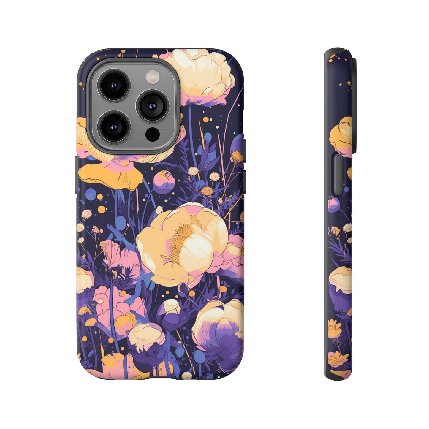 Night Cotton Flowers iPhone Case / Samsung Case