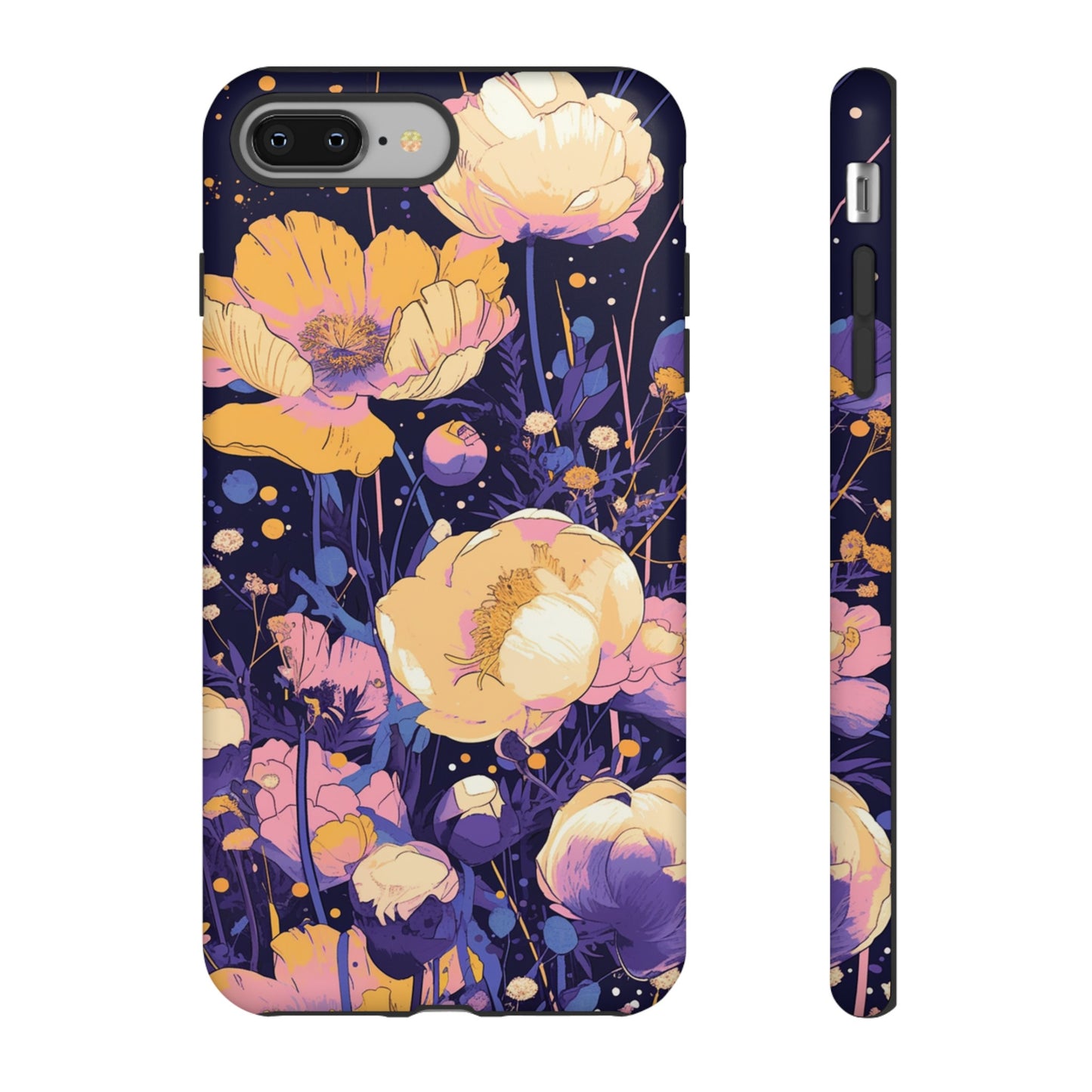 Night Cotton Flowers iPhone Case / Samsung Case