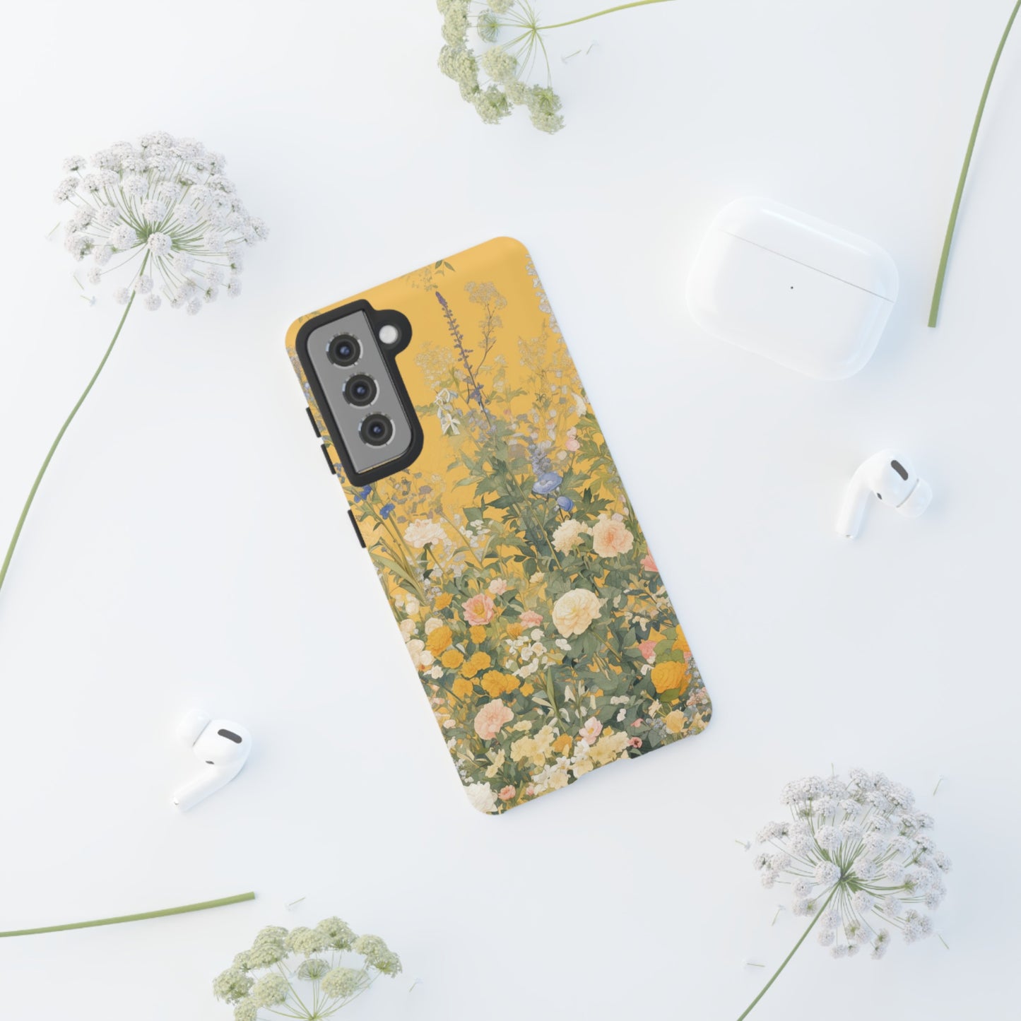 Tall Floral 1970's iPhone Case / Samsung Case