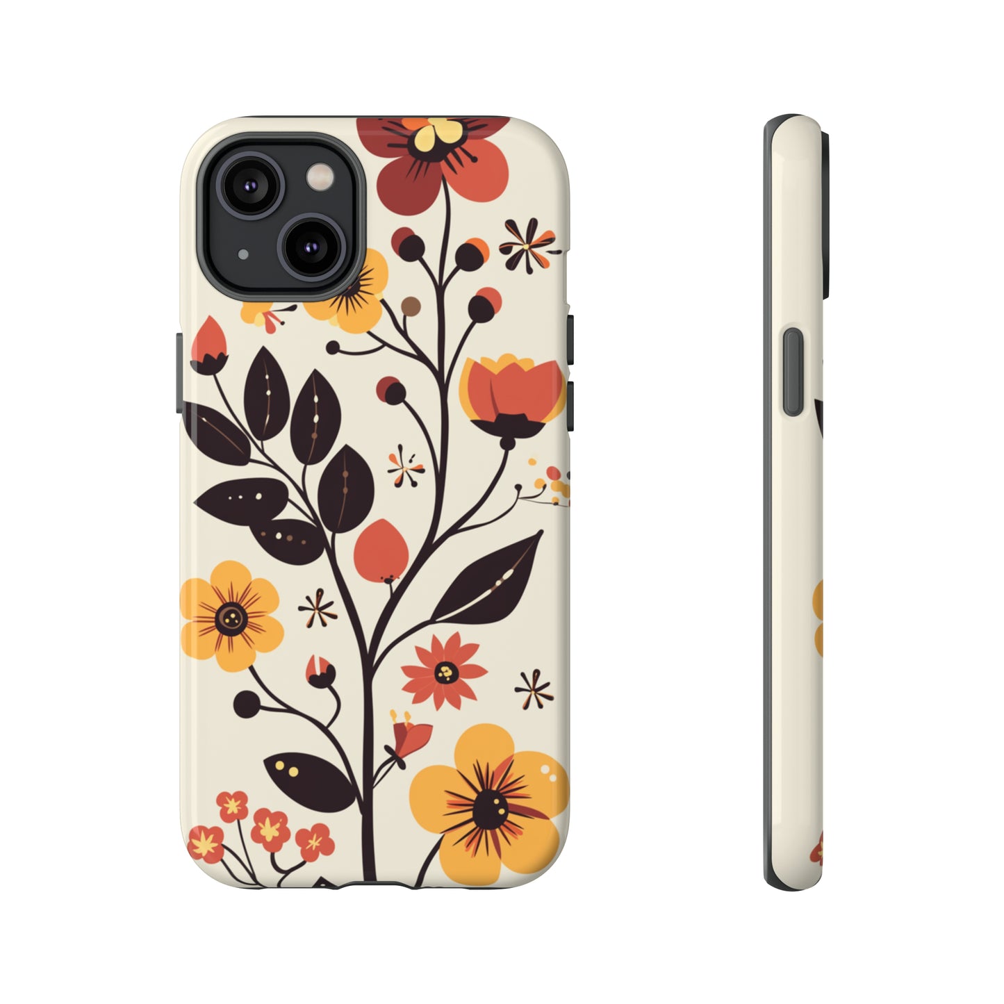 Vector Floral Vines iPhone Case