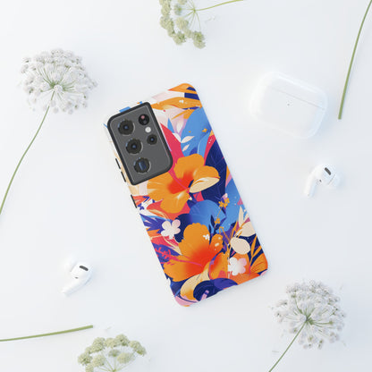 Vintage Abstract Flowers iPhone Case / Samsung Case