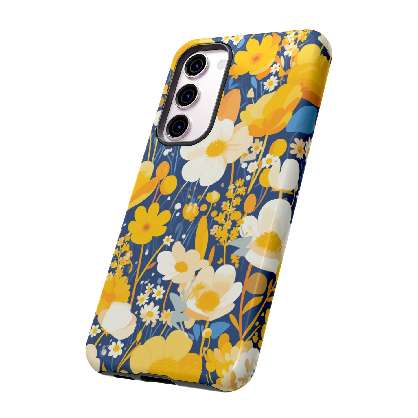 Wildflower Abstract Retro 70s iPhone Case / Samsung Case