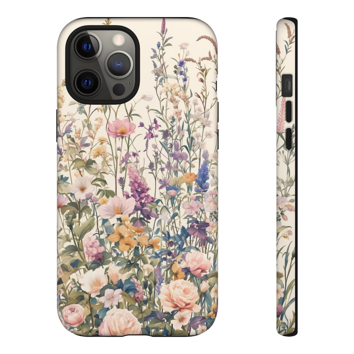 Tall Vintage Wildflowers iPhone Case / Samsung Case