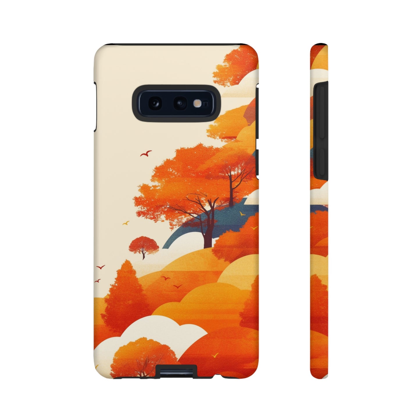 Orange Retro Landscape iPhone Case / Samsung Case