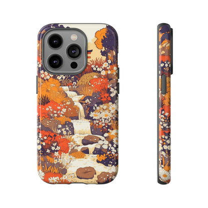 Rising Mountains & Rapid Rivers, Wildflower iPhone Case