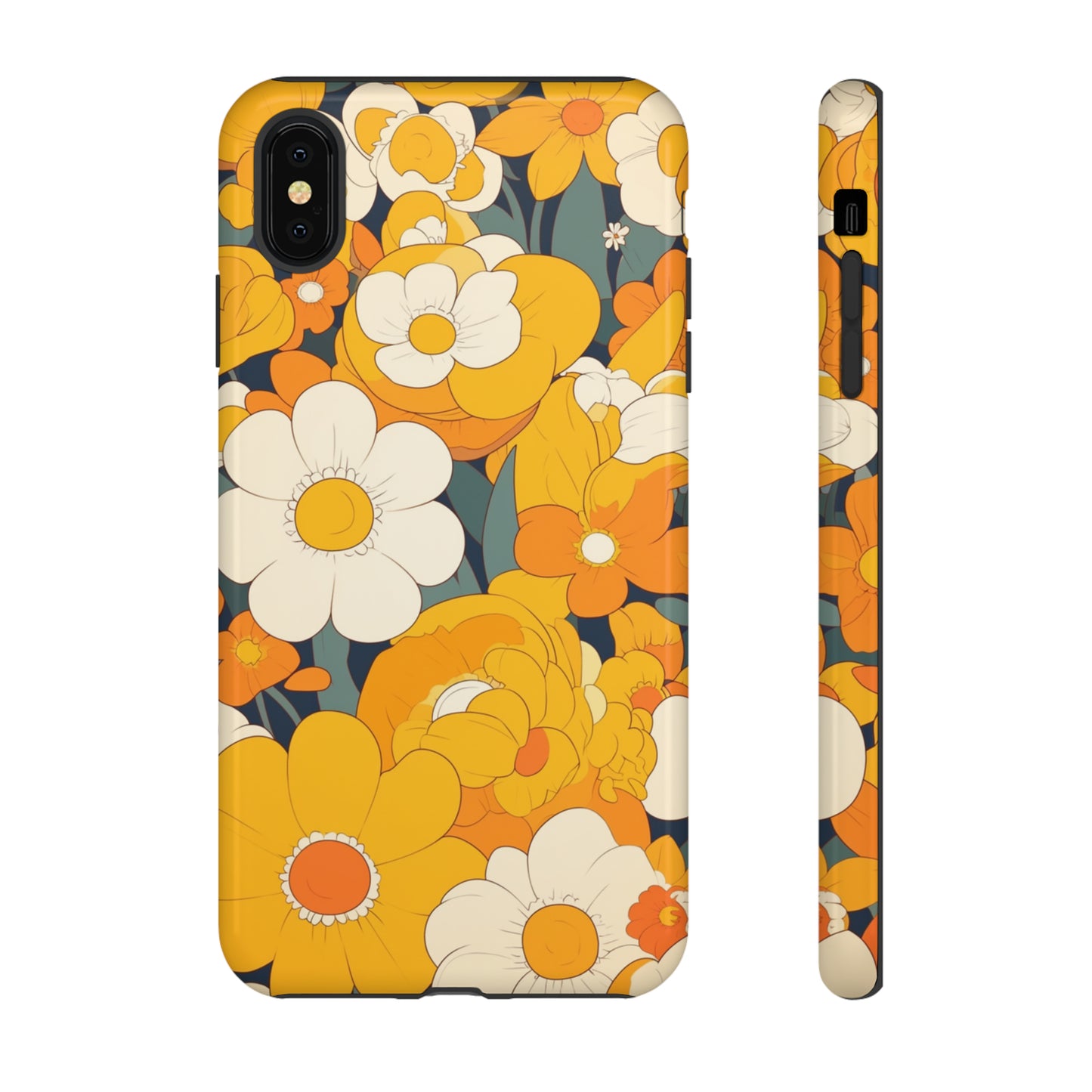 Retro Floral Art iPhone Case / Samsung Case