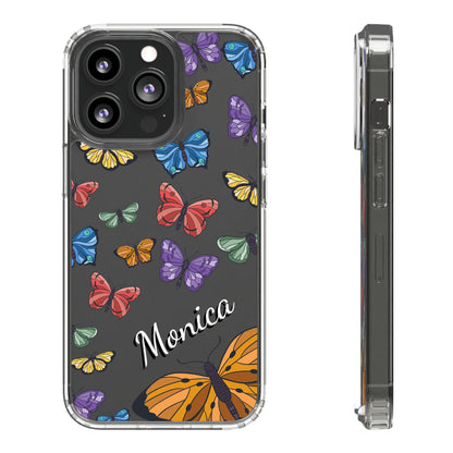 Spring Butterflies | Clear iPhone Case / Samsung Case