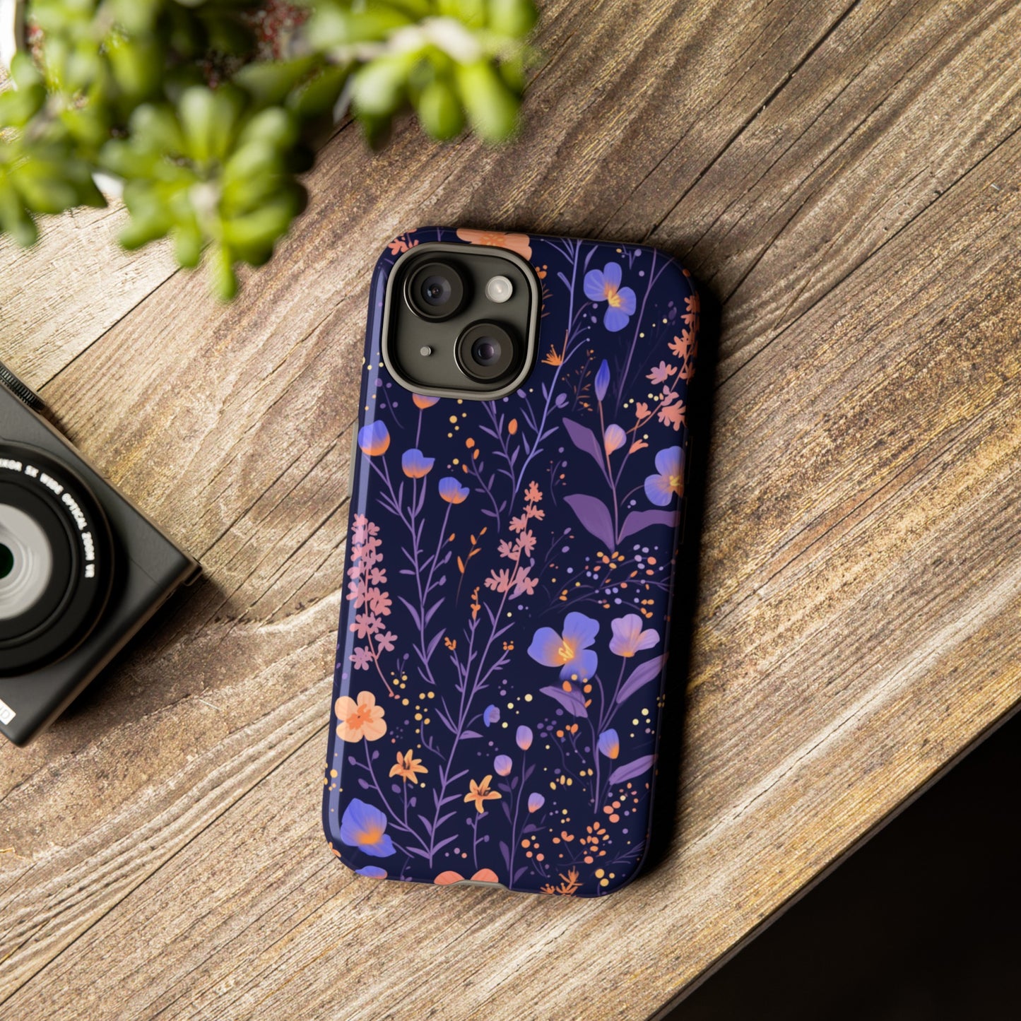 Night Wildflowers iPhone Case / Samsung Case