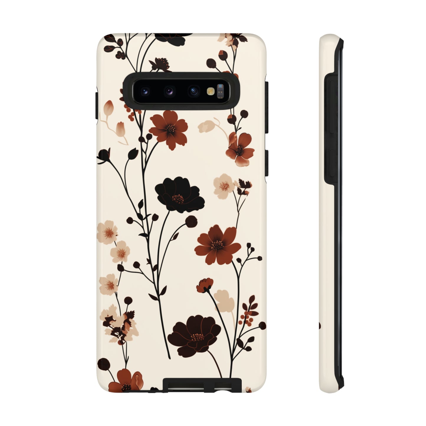 Minimalistic Tall Wildflowers iPhone Case