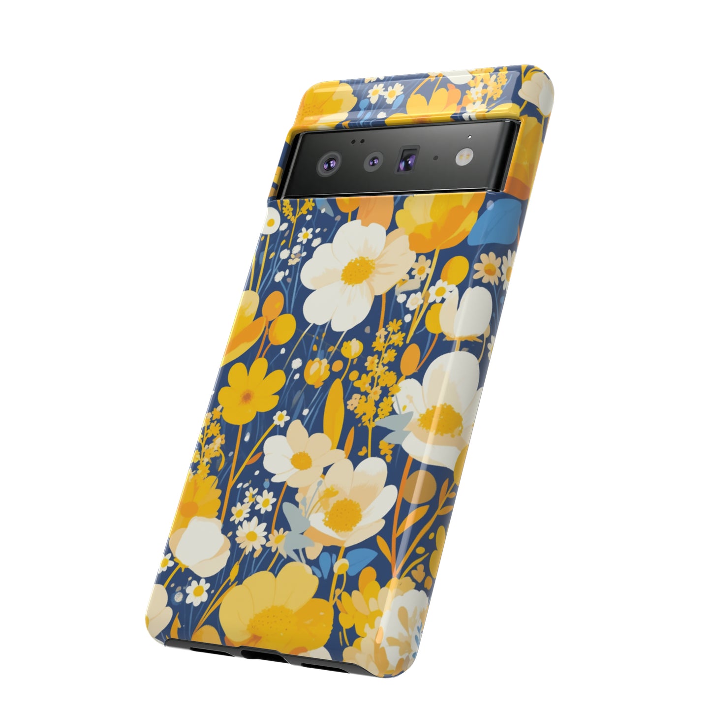 Wildflower Abstract Retro 70s iPhone Case / Samsung Case