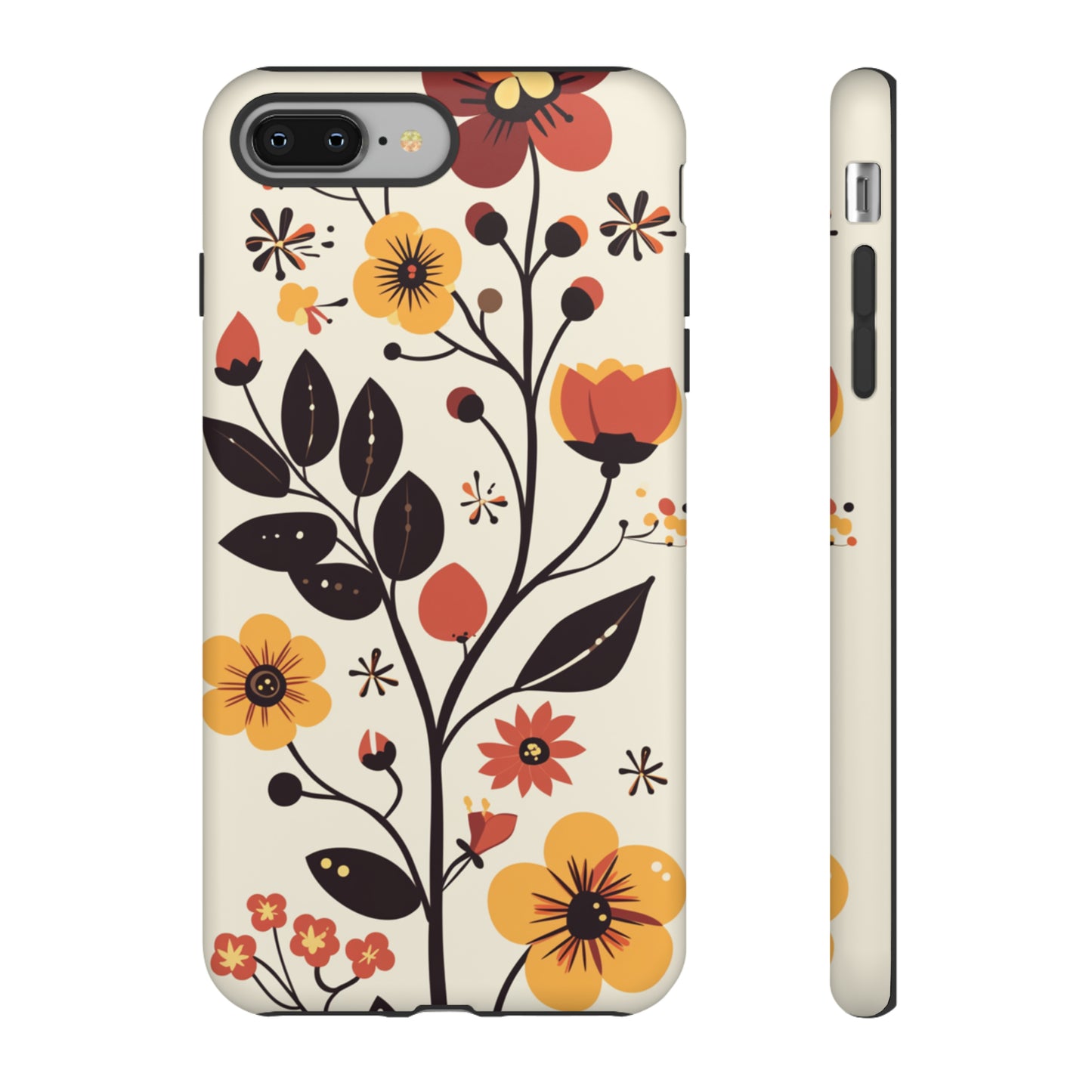 Vector Floral Vines iPhone Case