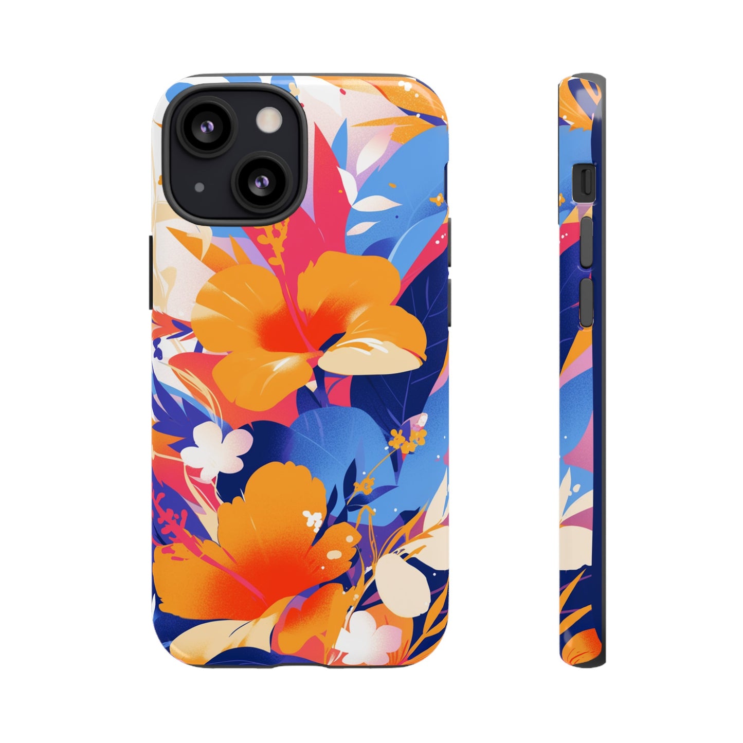 Vintage Abstract Flowers iPhone Case / Samsung Case