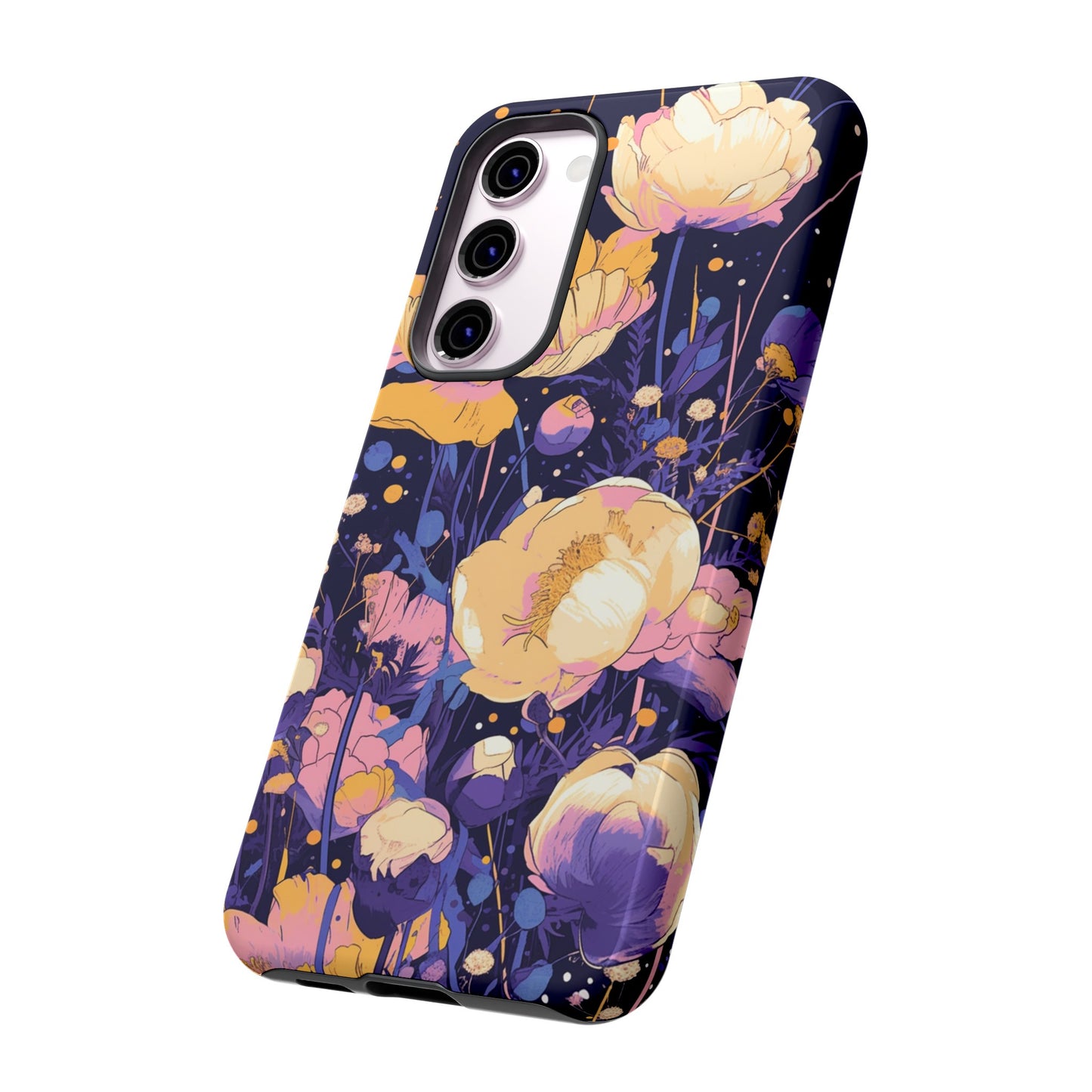 Night Cotton Flowers iPhone Case / Samsung Case