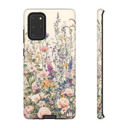 Tall Vintage Wildflowers iPhone Case / Samsung Case