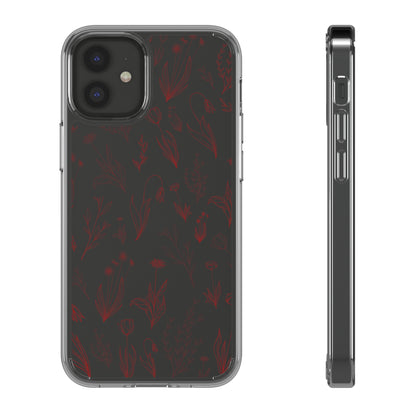 Velvet Floral Sea | Clear iPhone Case / Samsung Case