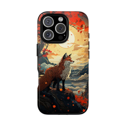 Japanese Wolf Aesthetic Phone Case