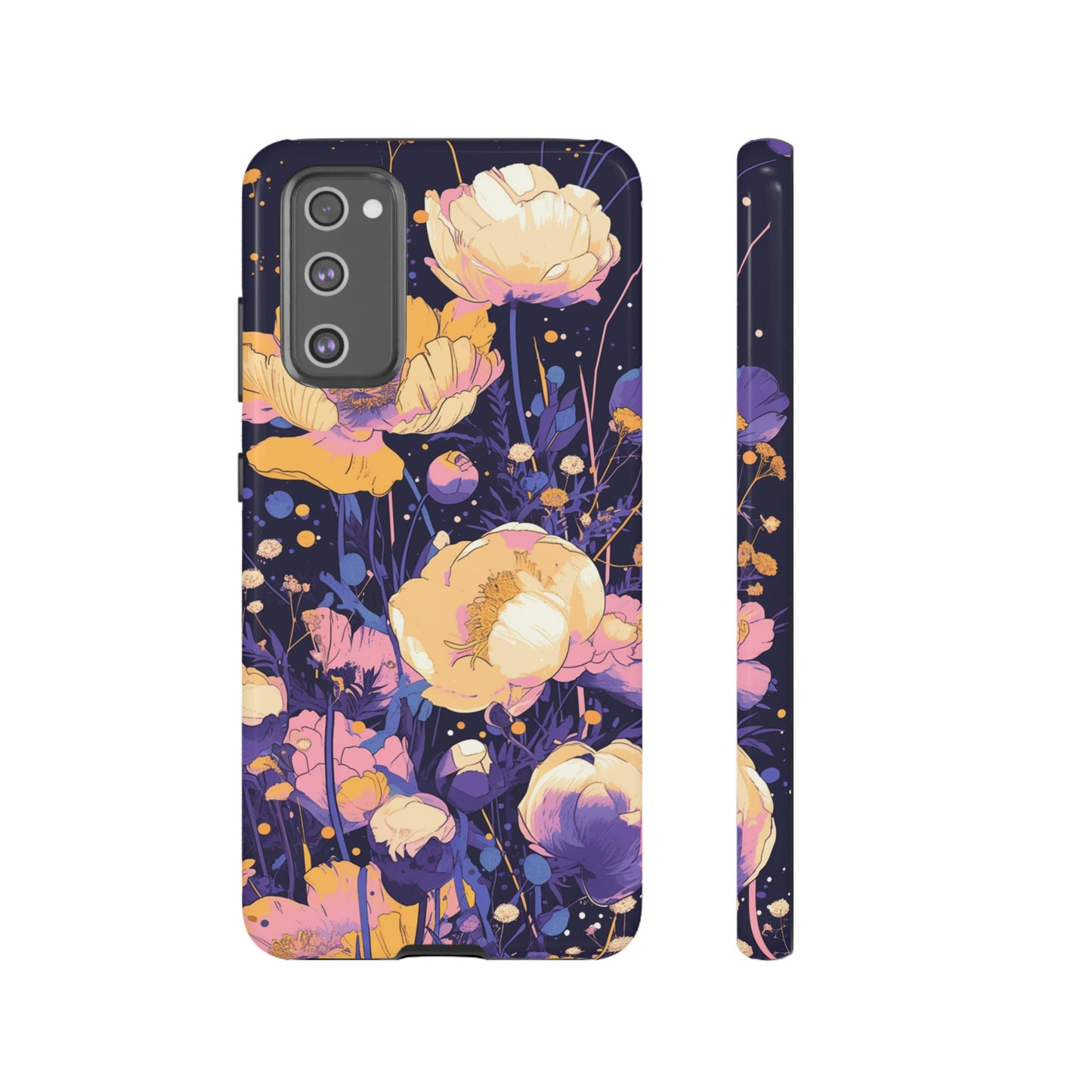 Night Cotton Flowers iPhone Case / Samsung Case