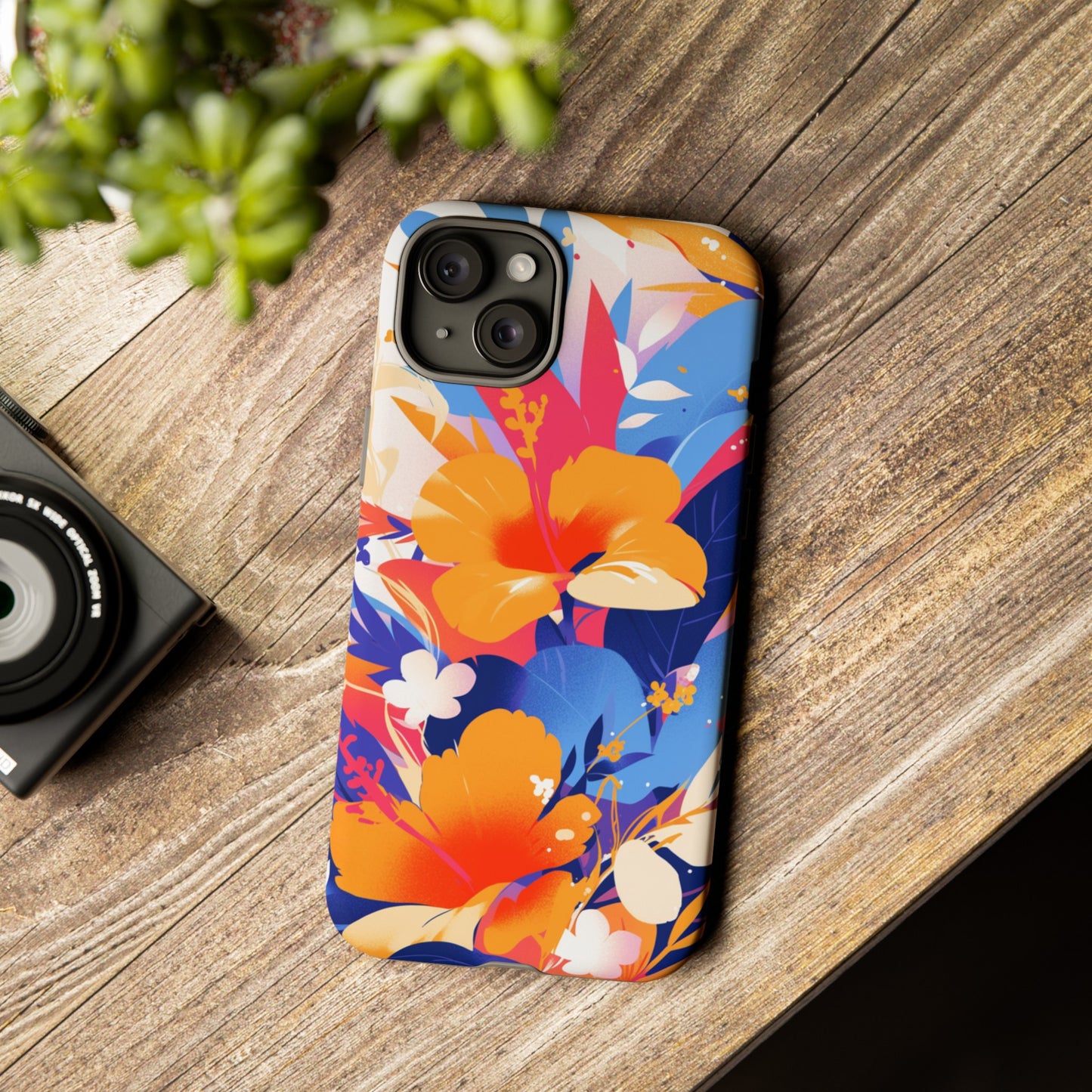 Vintage Abstract Flowers iPhone Case / Samsung Case