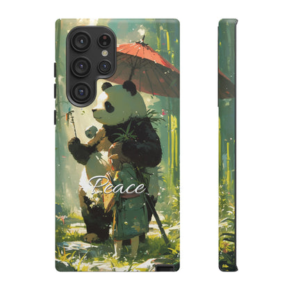 Japanese Aesthetic Vintage Panda iPhone Case / Samsung Case | "Peace"