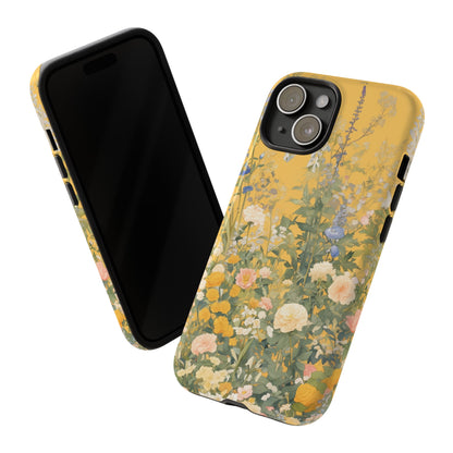 Tall Floral 1970's iPhone Case / Samsung Case