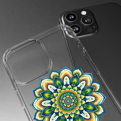 Lime Mandala | Clear iPhone Case / Samsung Case