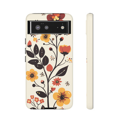 Vector Floral Vines iPhone Case