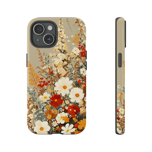 Floral Vintage Colorful iPhone Case