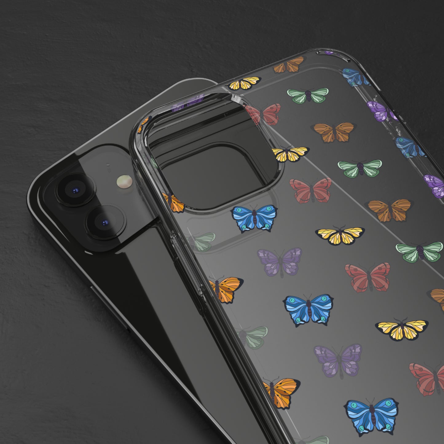 Colorful Butterflies | Clear iPhone Case / Samsung Case