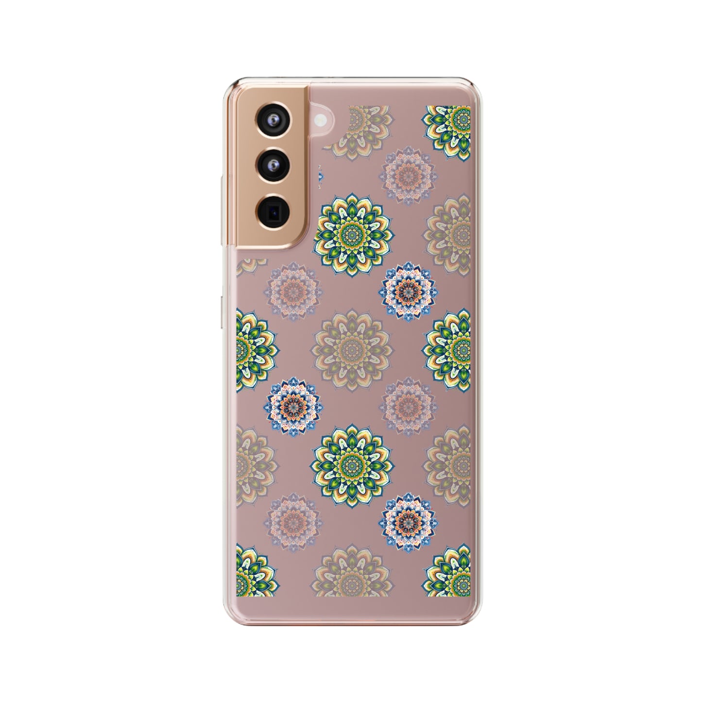 Lime Mandala Pattern | Clear iPhone Case / Samsung Case