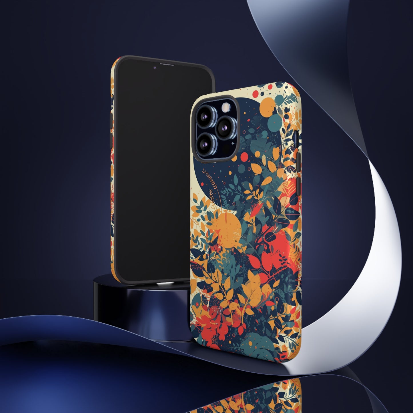 Retro Colorful Floral iPhone Case / Samsung Case