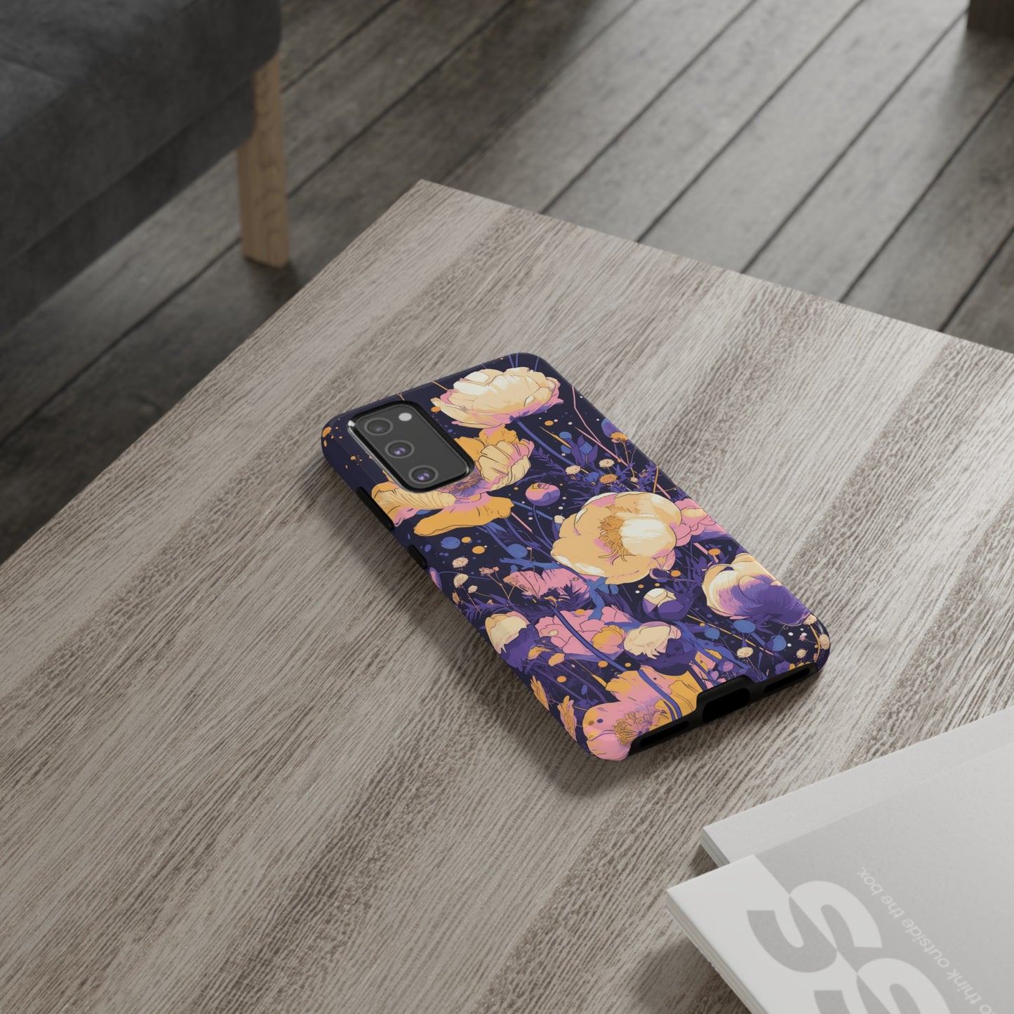 Night Cotton Flowers iPhone Case / Samsung Case