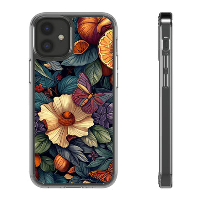 Butterflies and Blooms | Clear iPhone Case / Samsung Case