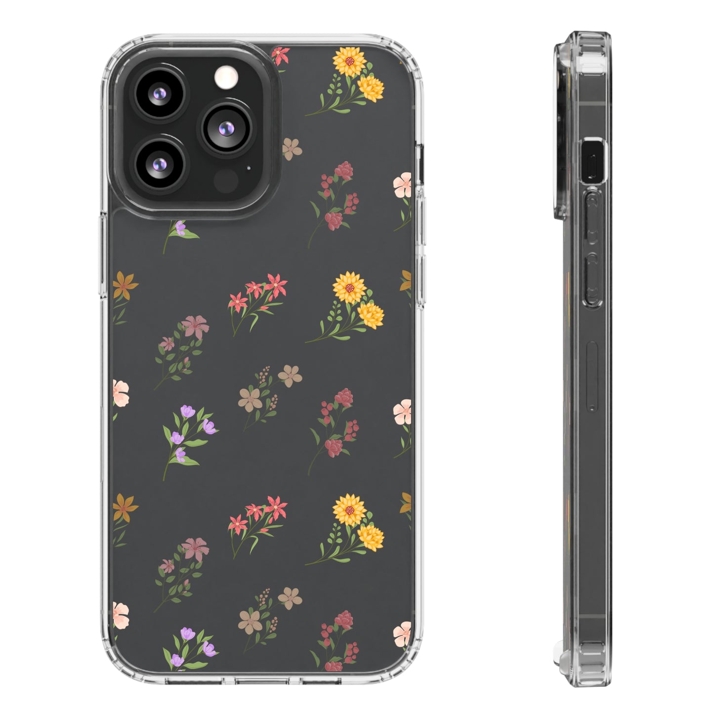 Floral Pattern | Clear iPhone Case / Samsung Case