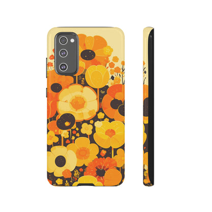 Retro Floral Pattern Illustrations iPhone Case / Samsung Case, Gift for Floral Lovers, Gift for Her