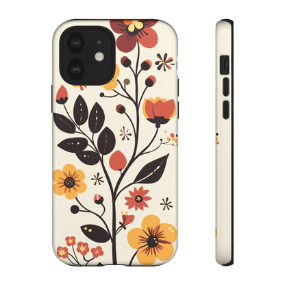 Vector Floral Vines iPhone Case