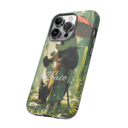 Japanese Aesthetic Vintage Panda iPhone Case / Samsung Case | "Peace"