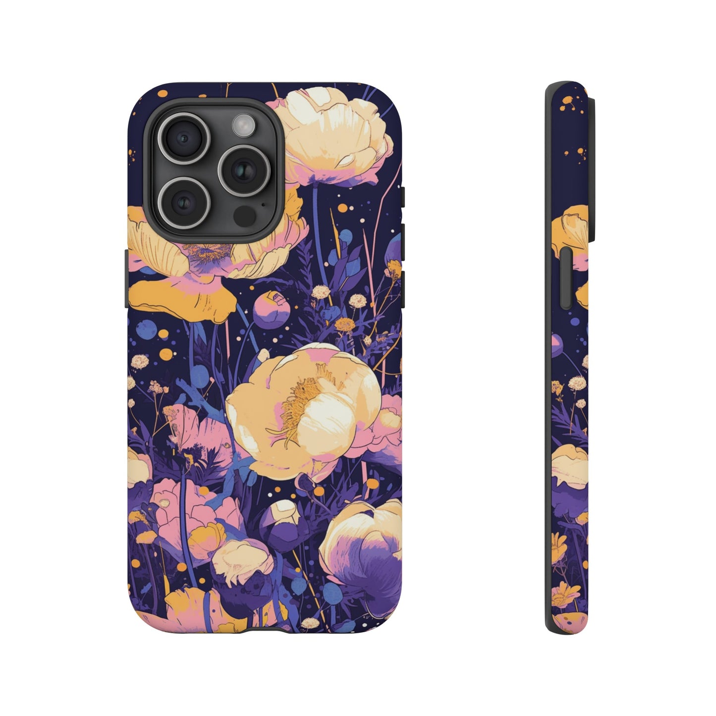 Night Cotton Flowers iPhone Case / Samsung Case