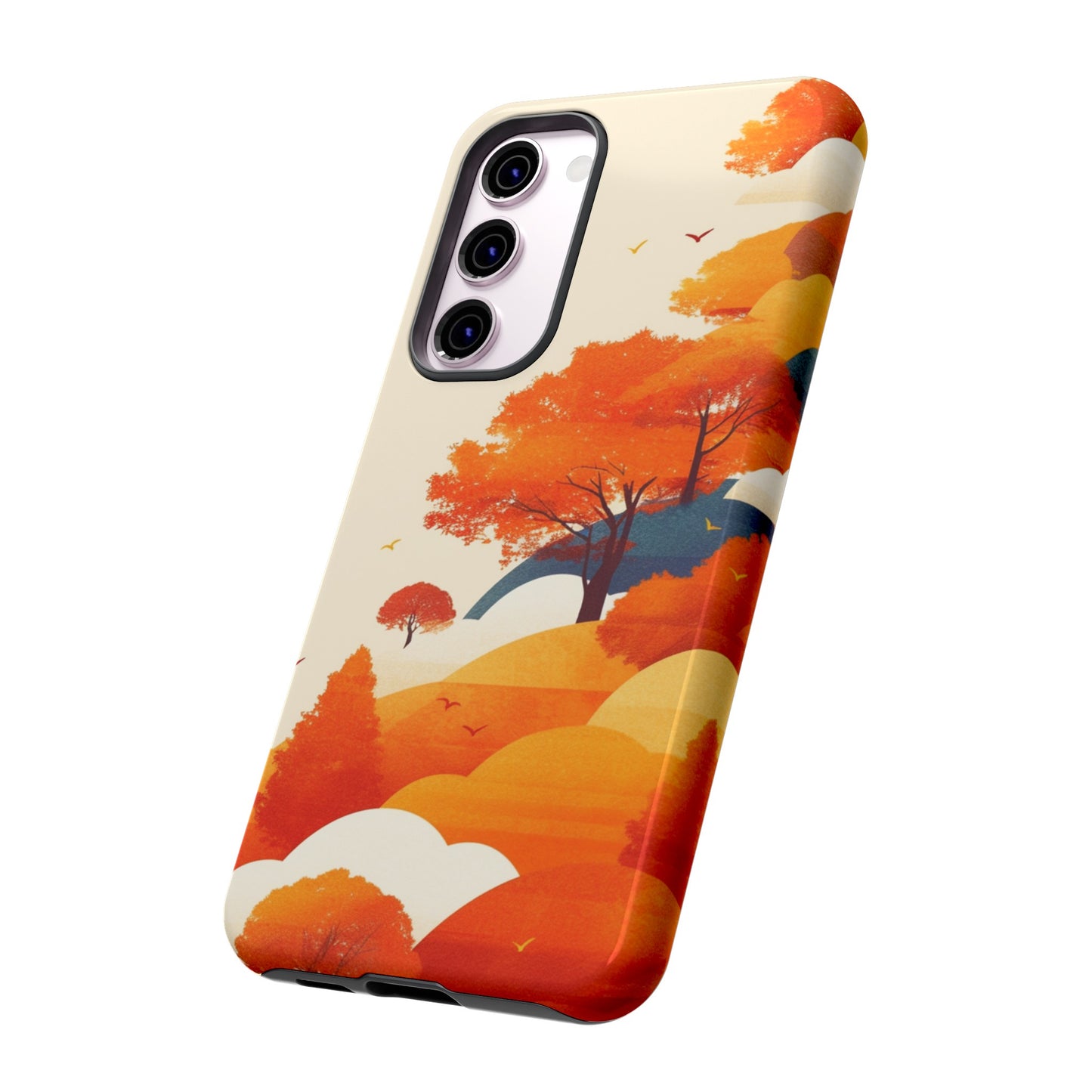 Orange Retro Landscape iPhone Case / Samsung Case