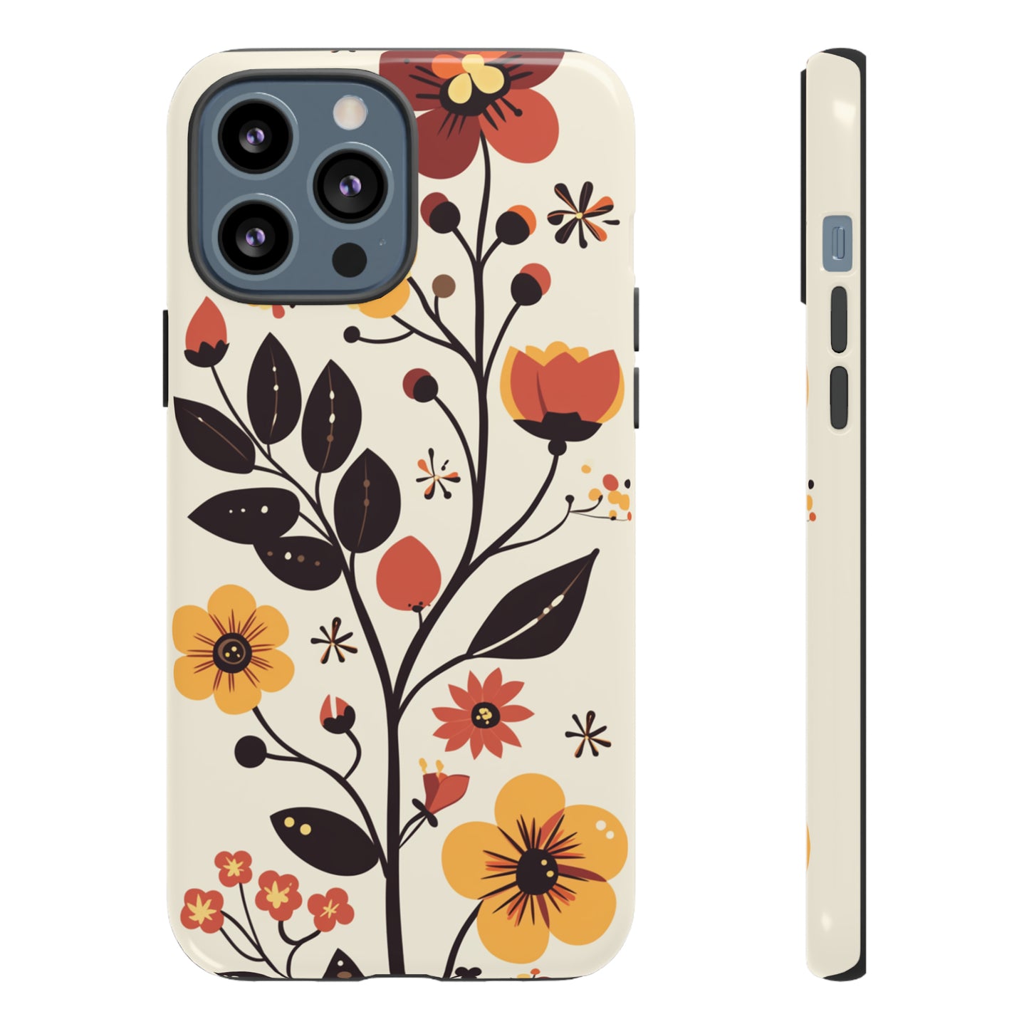 Vector Floral Vines iPhone Case