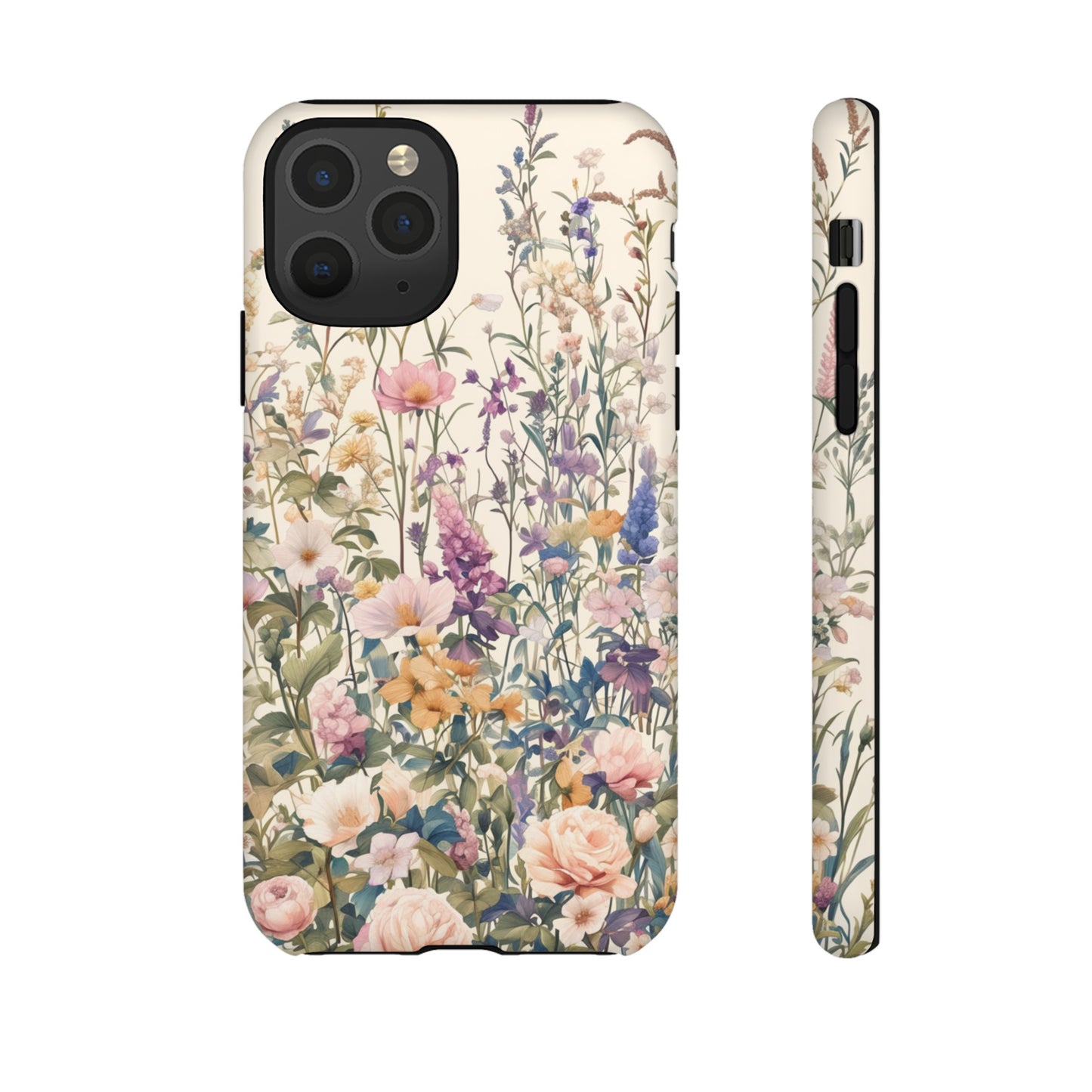 Tall Vintage Wildflowers iPhone Case / Samsung Case