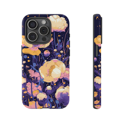 Night Cotton Flowers iPhone Case / Samsung Case