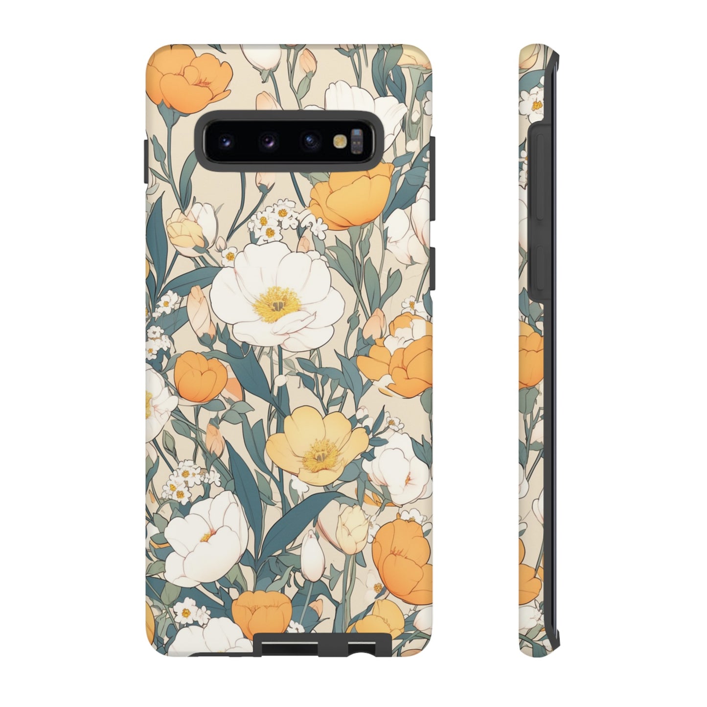 Tall White Flowers iPhone Case / Samsung Case