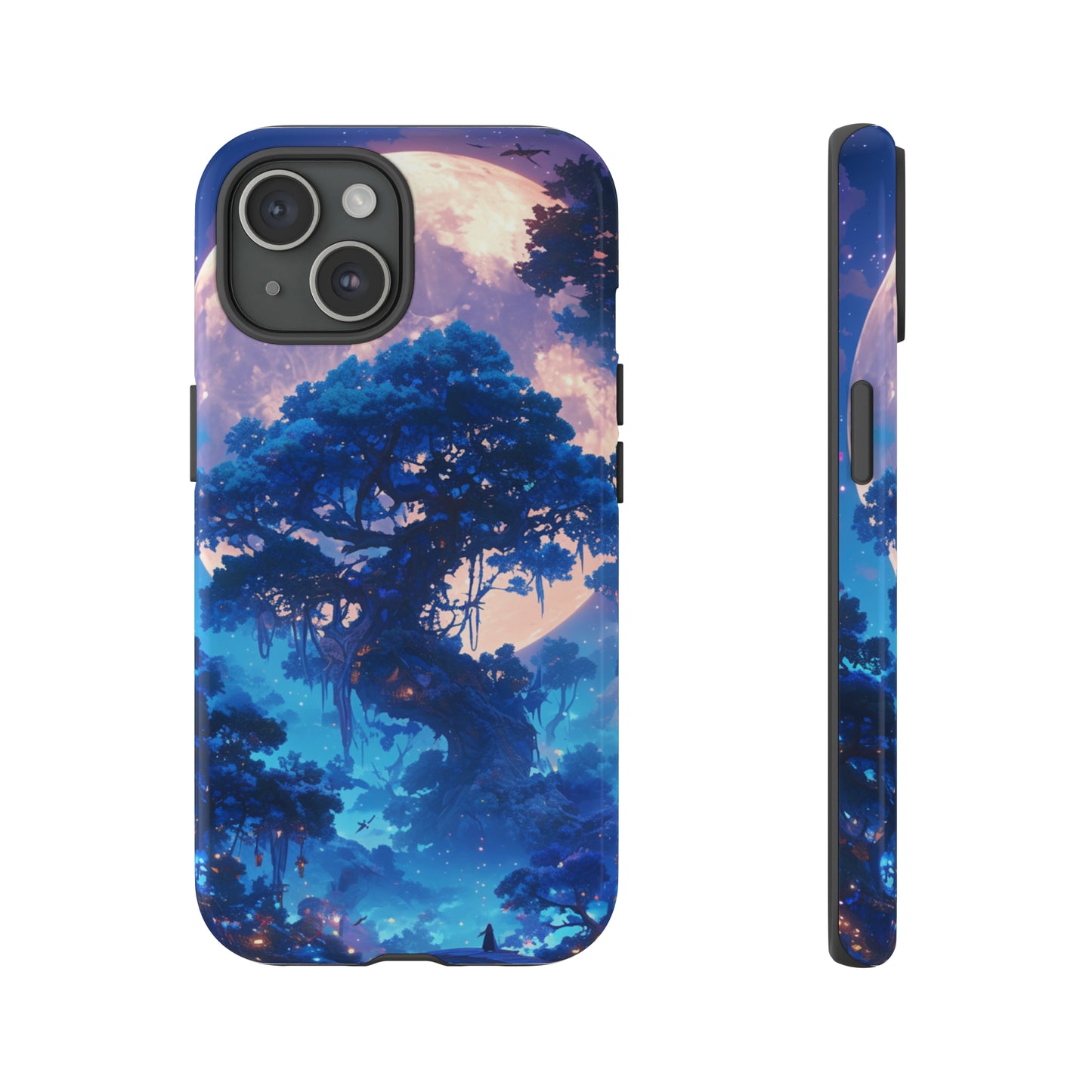 The Tree of Life, Japanese Beautiful Moon iPhone Case, Gift for Astral Lover