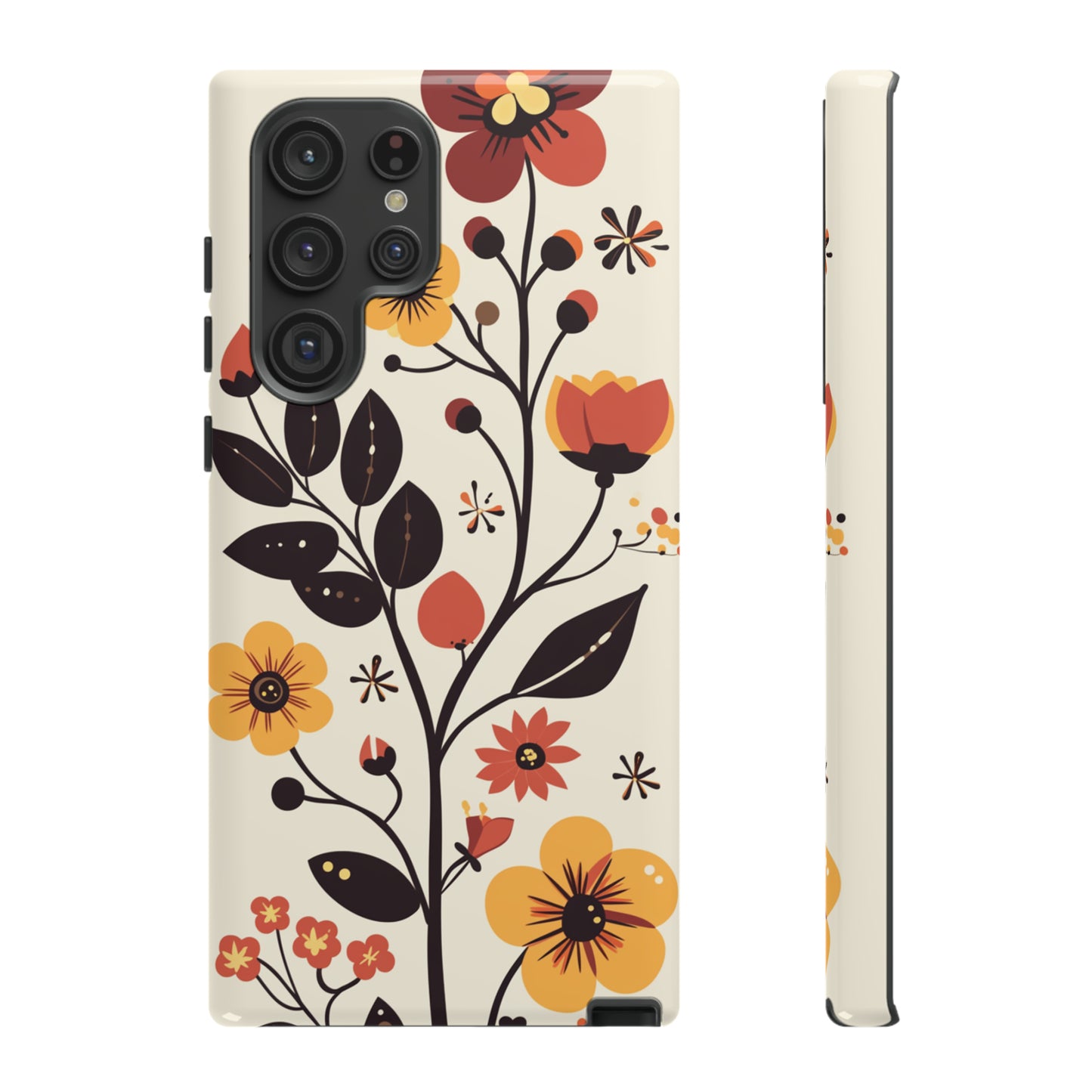 Vector Floral Vines iPhone Case