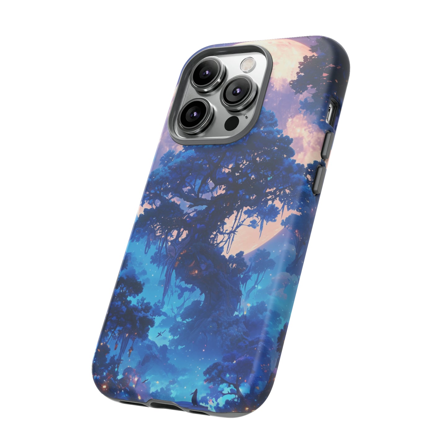 The Tree of Life, Japanese Beautiful Moon iPhone Case, Gift for Astral Lover