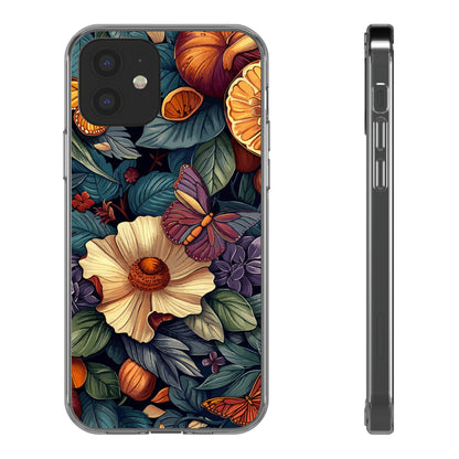 Butterflies and Blooms | Clear iPhone Case / Samsung Case