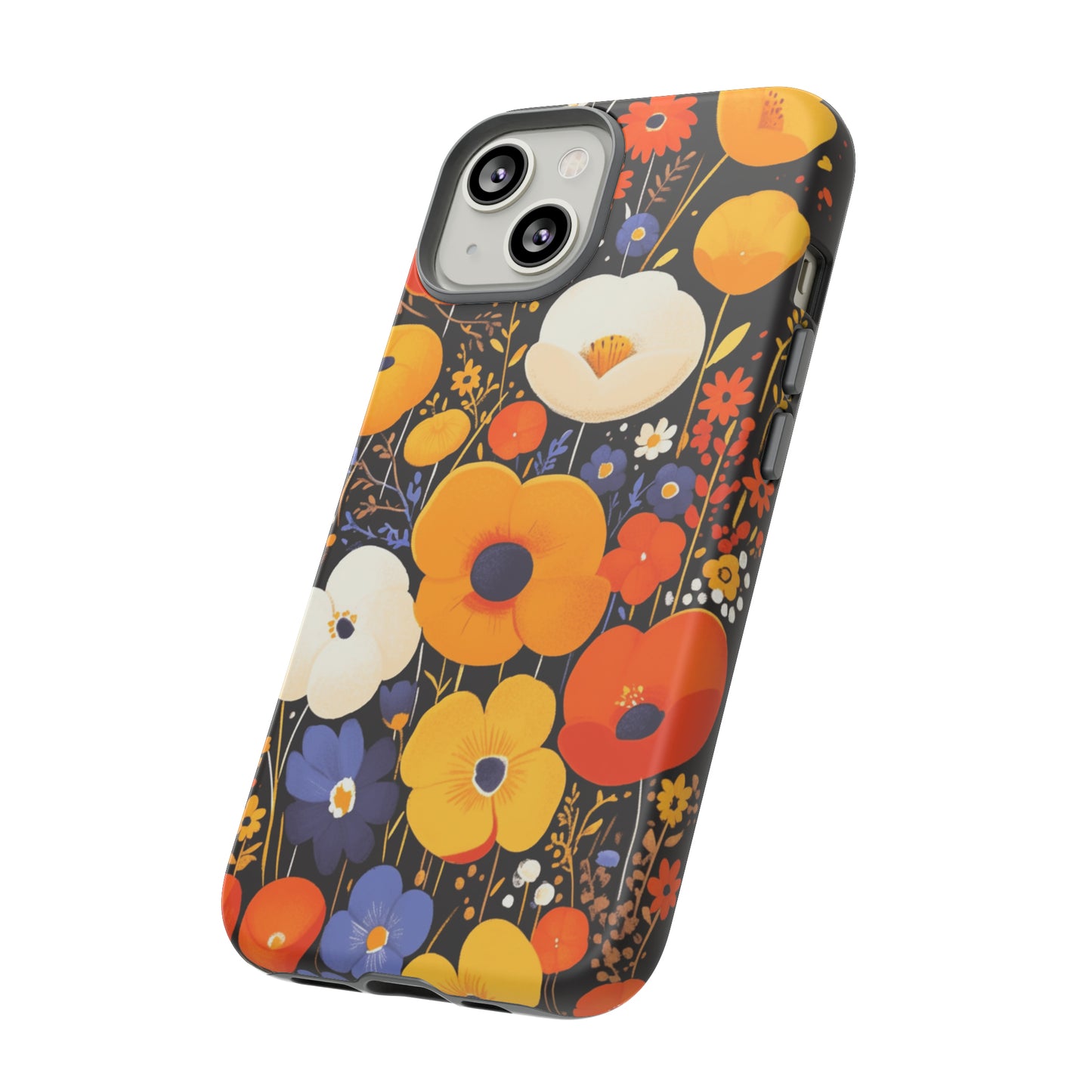 Retro Chaos, Wildflower iPhone Case / Samsung Case, Gift for Floral Lovers, Gift for Her