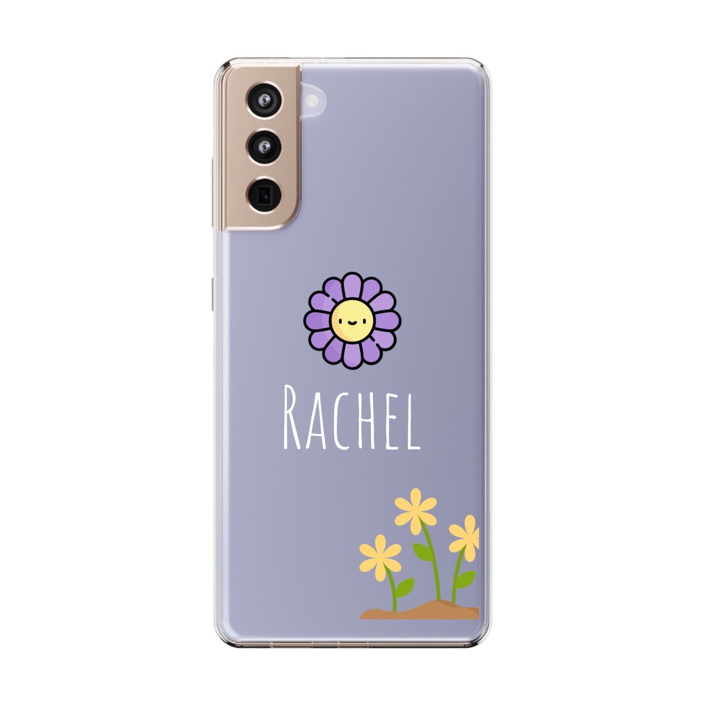 Cute Custom Flower | Clear iPhone Case / Samsung Case