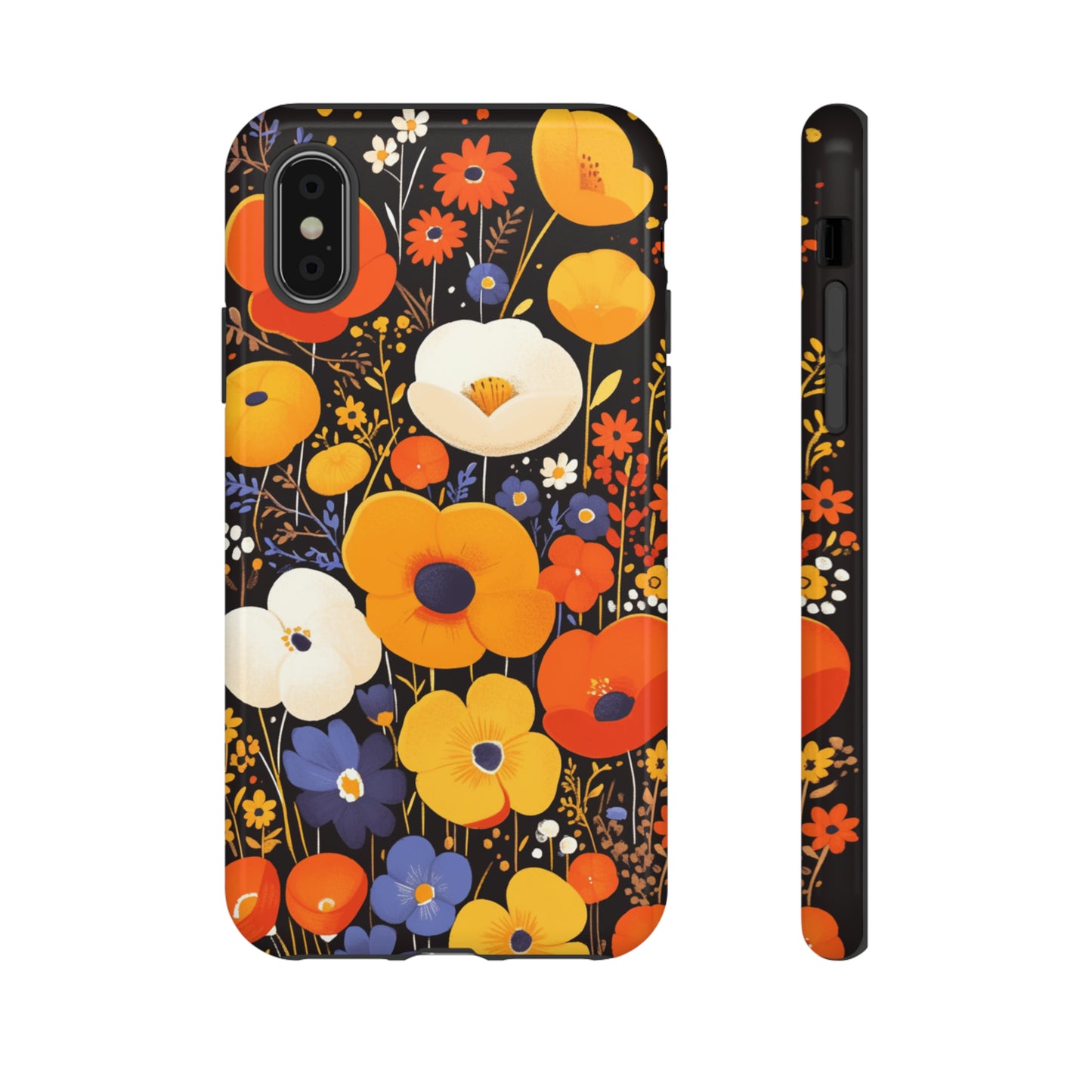 Retro Chaos, Wildflower iPhone Case / Samsung Case, Gift for Floral Lovers, Gift for Her